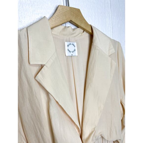 WITH JEAN Jackie Cut Out Dress in Buttercream Size M SEEN ON EUPHORIA - Picture 7 of 14